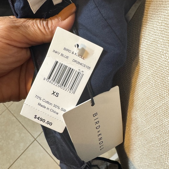 BIRD & KNOLL INKY BLUE DRESS - Picture 6 of 11